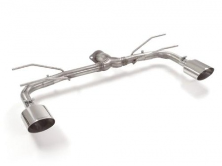 Suppression de silencieux arrière inox - Abarth 124 Spider