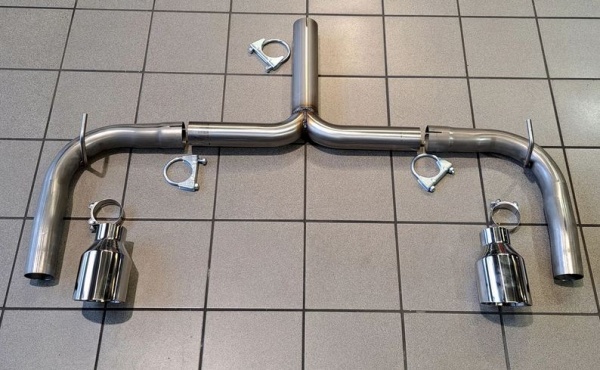Suppression de silencieux arri�re inox Alfa Romeo Giulietta 1,7l TB