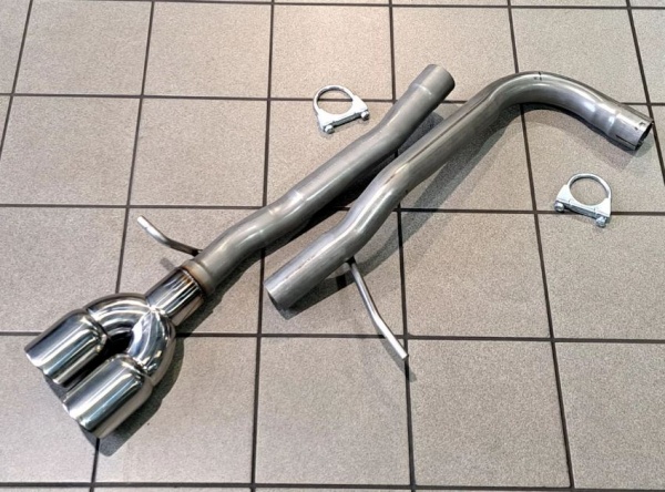 Suppression de silencieux arri�re inox Audi A1 1,4l TFSI 125cv, 140cv, 150cv 3portes