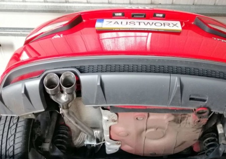 Suppression de silencieux arri&egrave;re inox Audi A1 1,4l TFSI 125cv, 140cv, 150cv 3portes