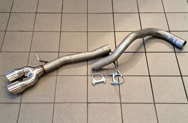 Suppression de silencieux arri�re inox Audi A1 1,4l TFSI 185cv 3portes