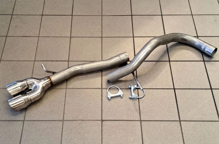 Suppression de silencieux arri&egrave;re inox Audi A1 1,4l TFSI 185cv 3portes