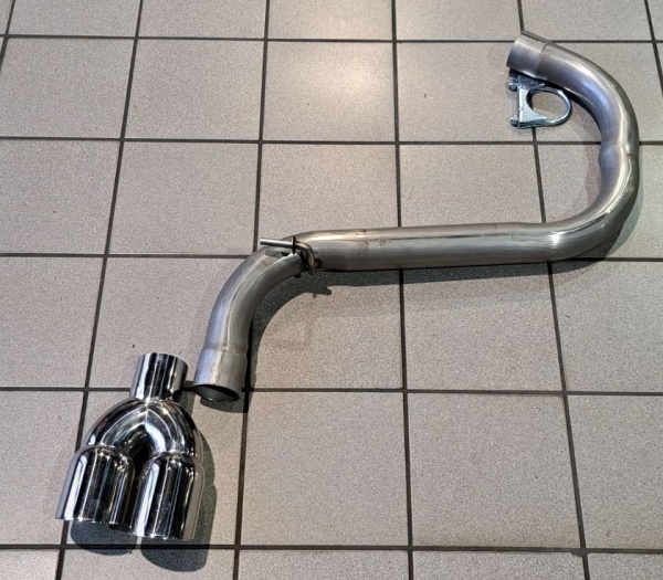 Suppression de silencieux arri�re inox Audi A3 8V Sportback 1,8l TFSI