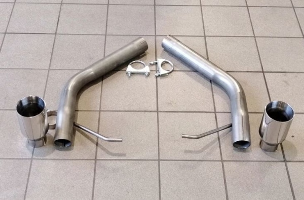 Suppression de silencieux arri�re inox Audi A5 2,7l TDI