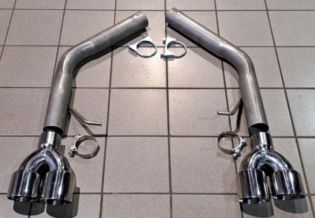 Suppression de silencieux arri&egrave;re inox Audi A7 3,0l TFSI (2015-2018)