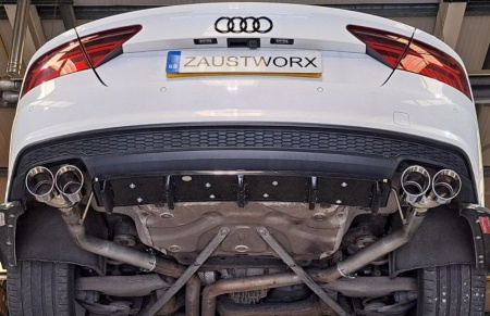 Suppression de silencieux arri&egrave;re inox Audi A7 3,0l TFSI (2015-2018)