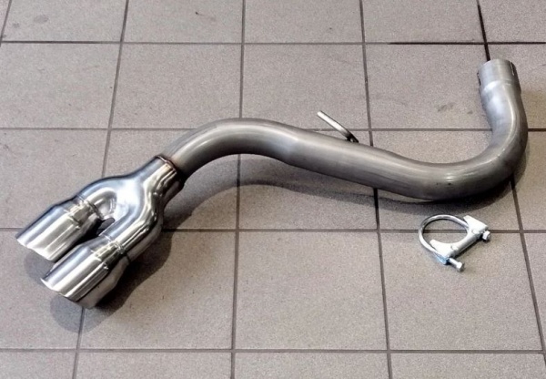 Suppression de silencieux arri�re inox BMW 118d E81 E87
