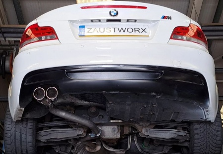 Suppression de silencieux arrière inox BMW 120d E82 E88