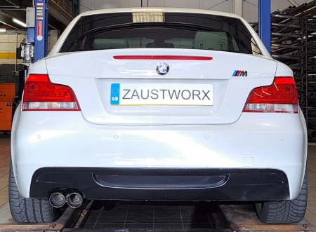 Suppression de silencieux arrière inox BMW 120d E82 E88