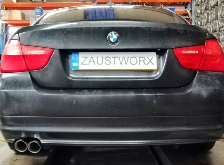 Suppression de silencieux arrière inox BMW 318d 320dE90 E91 E92 E93