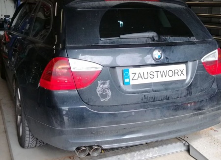 Suppression de silencieux arrière inox BMW 318d 320dE90 E91 E92 E93