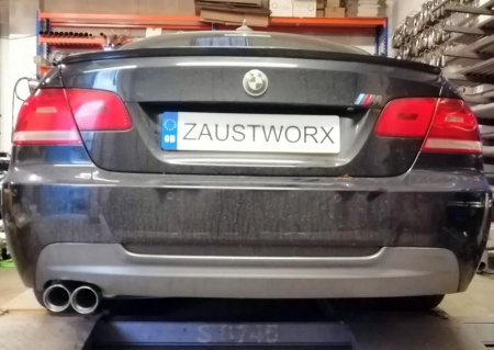 Suppression de silencieux arrière inox BMW 318d 320dE90 E91 E92 E93