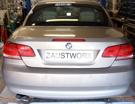 Suppression de silencieux arrière inox BMW 318d 320dE90 E91 E92 E93