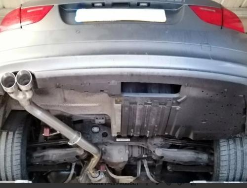 Suppression de silencieux arri�re inox BMW 325i E90 E91 N53
