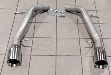 Suppression de silencieux arri&egrave;re inox BMW 335d E90 E91 E92 E93