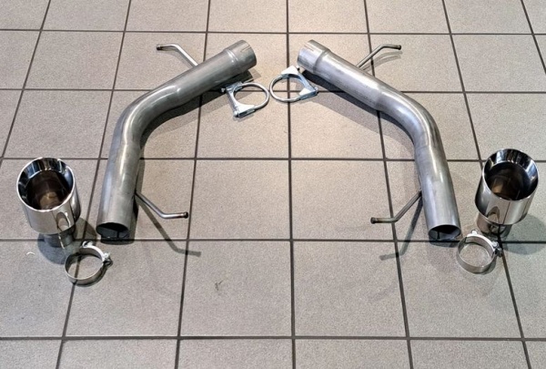 Suppression de silencieux arri�re inox BMW 640d F12 F13