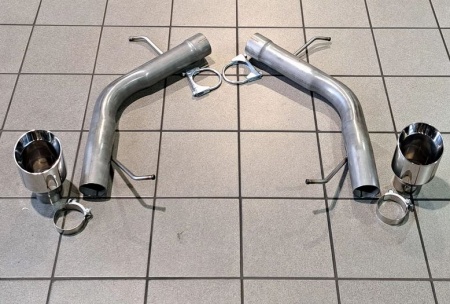 Suppression de silencieux arrière inox BMW 640d F12 F13
