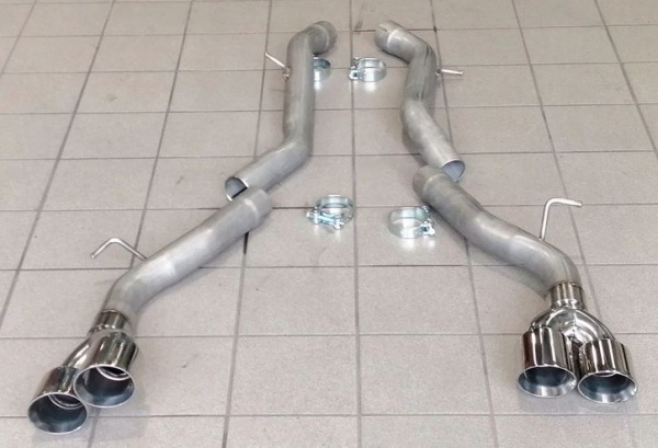 Suppression de silencieux arri�re inox BMW M2 Competition F87