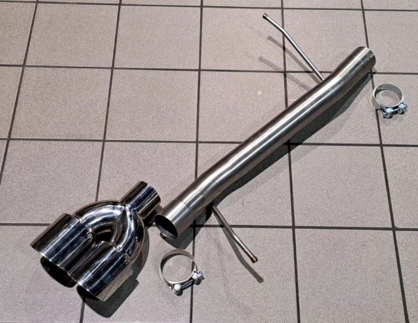 Suppression de silencieux arri�re inox Ford Fiesta mk7 ST180