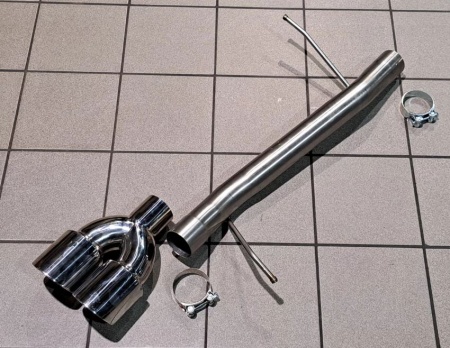 Suppression de silencieux arri&egrave;re inox Ford Fiesta mk7 ST180