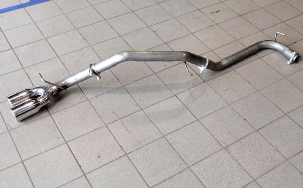 Suppression de silencieux arri�re inox Ford Focus mk3 1,0l ecoboost