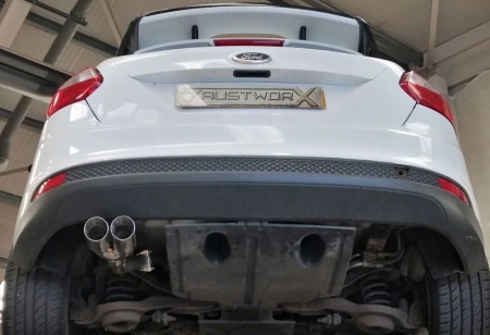 Suppression de silencieux arri&egrave;re inox Ford Focus mk3 1,0l ecoboost