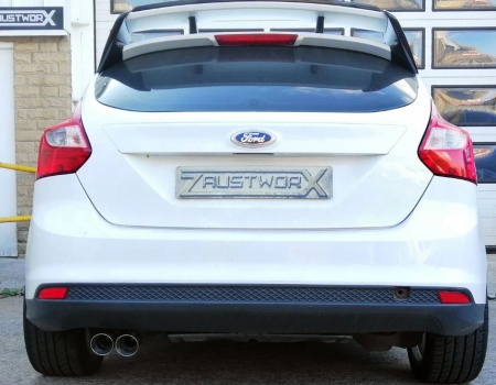 Suppression de silencieux arri&egrave;re inox Ford Focus mk3 1,0l ecoboost