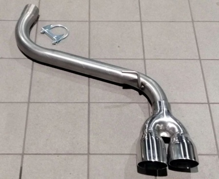 Suppression de silencieux arri&egrave;re inox Ford Focus mk4 ST line 1,0l ecoboost