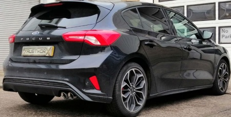 Suppression de silencieux arri&egrave;re inox Ford Focus mk4 ST line 1,0l ecoboost