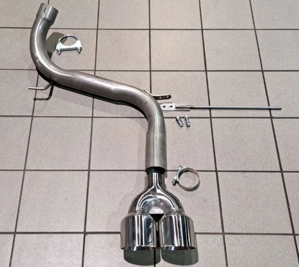 Suppression de silencieux arri�re inox Ford Focus ST 185 diesel mk3 break
