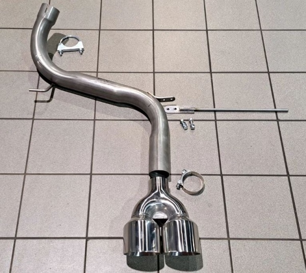 Suppression de silencieux arri�re inox Ford Focus ST 185 diesel mk3 break