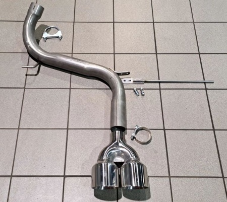 Suppression de silencieux arri&egrave;re inox Ford Focus ST 185 diesel mk3 break