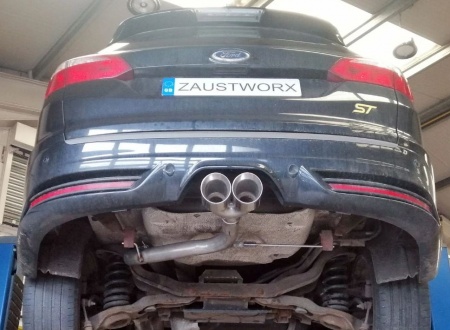 Suppression de silencieux arri&egrave;re inox Ford Focus ST 185 diesel mk3 break