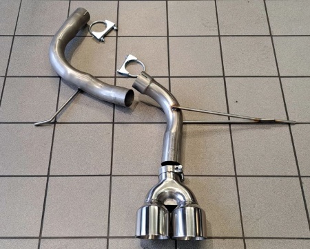 Suppression de silencieux arri&egrave;re inox Ford Focus ST250 mk3 