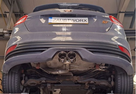 Suppression de silencieux arri&egrave;re inox Ford Focus ST250 mk3 
