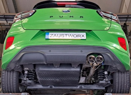 Suppression de silencieux arri&egrave;re inox Ford Puma ST 2021-2024 