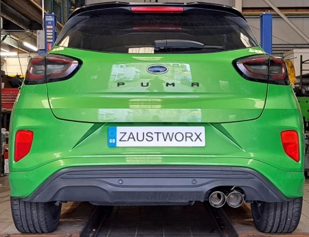 Suppression de silencieux arri&egrave;re inox Ford Puma ST 2021-2024 