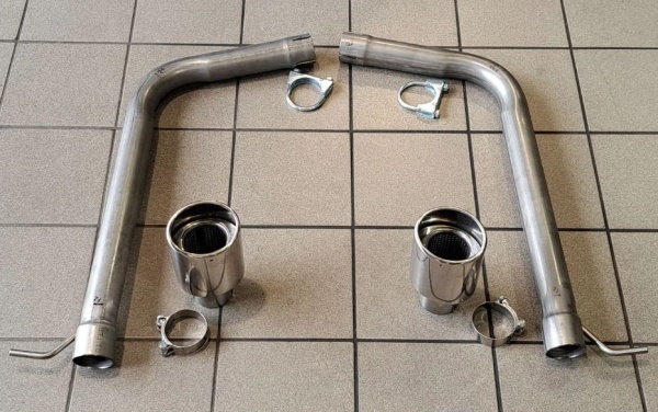 Suppression de silencieux arri�re inox Jaguar S-Type 2,5l V6