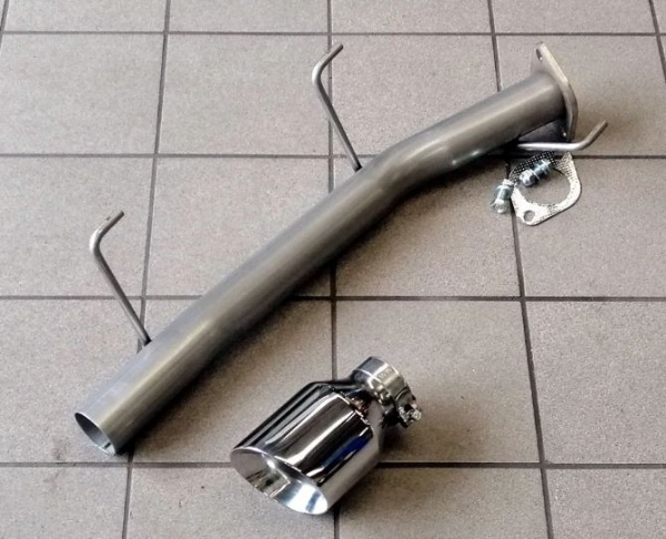 Suppression de silencieux arri�re inox Nissan Juke Nismo 2WD