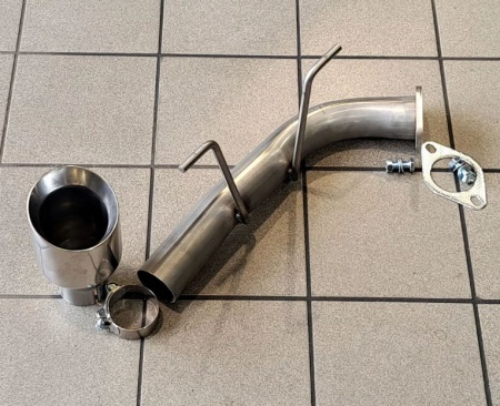 Suppression de silencieux arri&egrave;re inox Nissan Juke Nismo 4WD