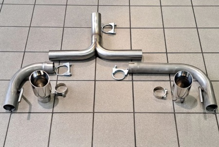 Suppression de silencieux arri&egrave;re inox Opel Astra K