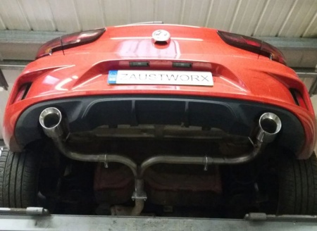 Suppression de silencieux arri&egrave;re inox Opel Astra K