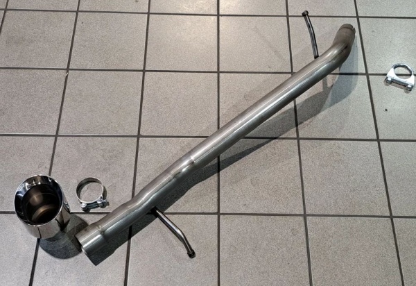 Suppression de silencieux arri�re inox Peugeot 208 1,2l GT-line