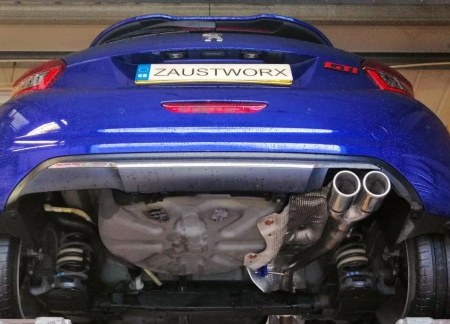 Suppression de silencieux arri&egrave;re inox Peugeot 208 GTI