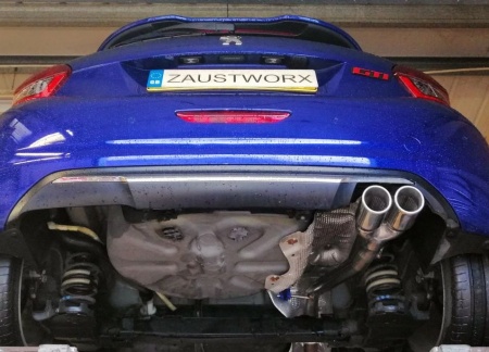 Suppression de silencieux arri&egrave;re inox Peugeot 208 GTI