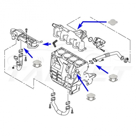 Suppression de vanne EGR pour VW, AUDI 2,0l TDI CFFA CFFB CFFD