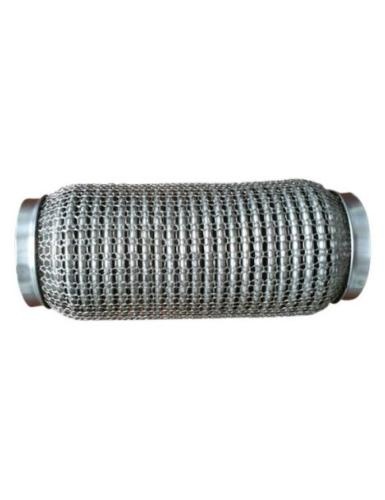Tresse d\'�chappement inox flexible diam�tre 57mm longueur 152mm