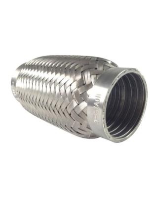 Tresse d\'�chappement inox flexible diam�tre 60,3mm longueur 152mm