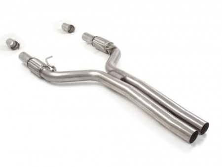 Tube suppression d\'intermédiaire inox - Alfa romeo giulia 2,9l bi-turbo Quadrifoglio