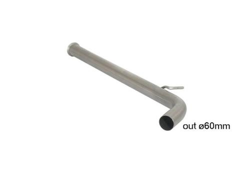 Tube suppression d\'interm�diaire inox - Renault Clio 4 RS